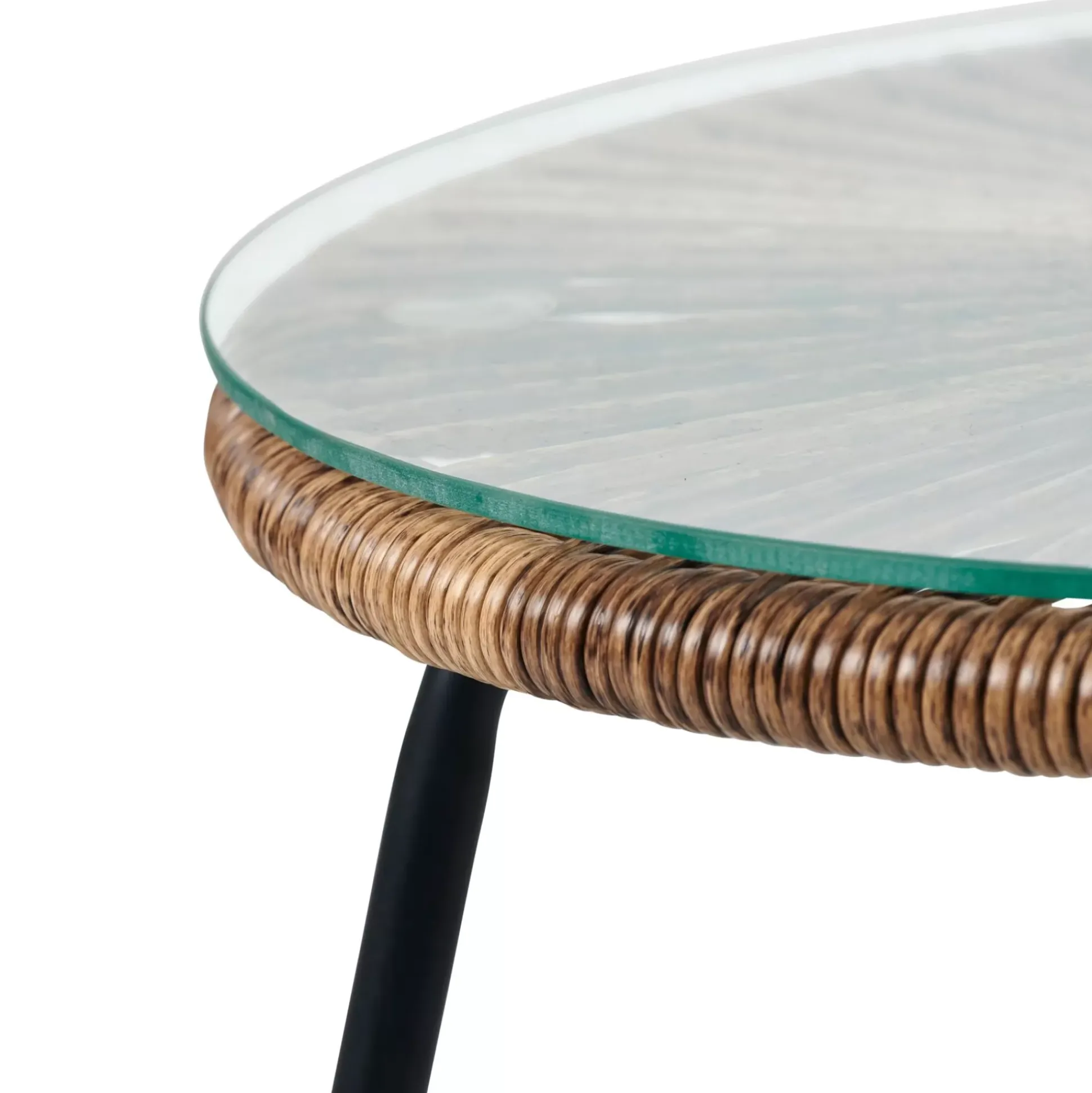 Mesas Auxiliares De Jardín<CASA Acapulco Mesa Lounge Natural