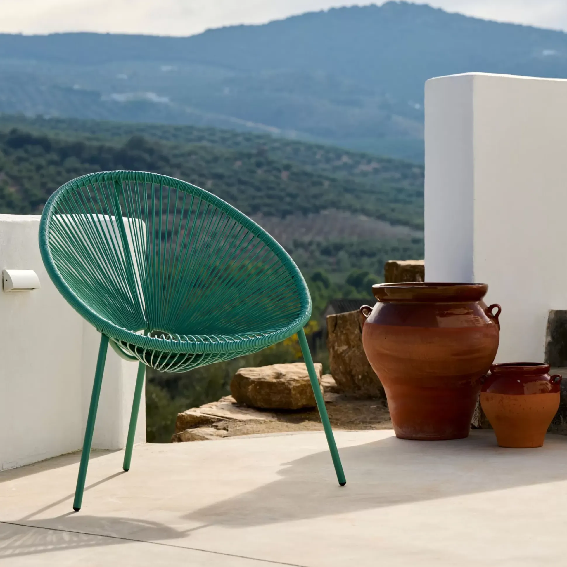 Sillas Lounge<CASA Acapulco Silla Lounge Aguamarina