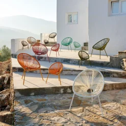 Sillas Lounge<CASA Acapulco Silla Lounge Blanco