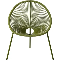 Sillas Lounge<CASA Acapulco Silla Lounge Verde