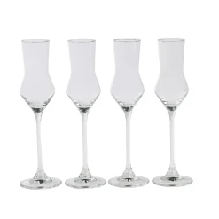 Copas De Cóctel<CASA After Dinner Copas De Grappa Juego De 4 Transparente
