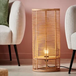 Lamparas De Mesa<CASA Agali Lampara De Mesa Natural