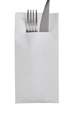 Servilletas<CASA Airlaid Servill./Cubiert. Juego De 12 Gris