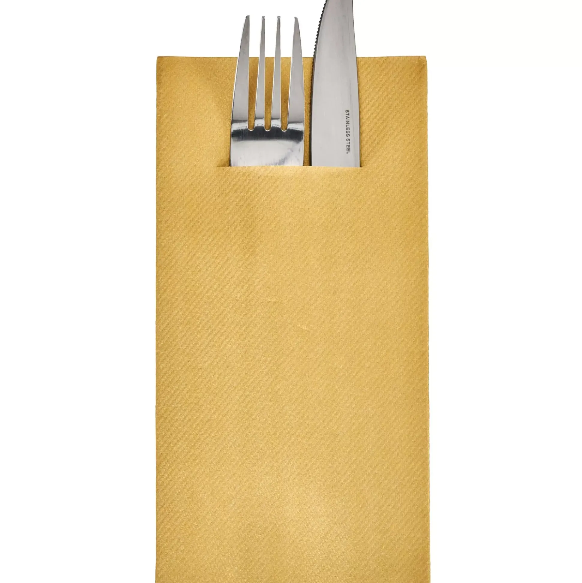 Servilletas<CASA Airlaid Servilletas/Cubiert. Juego De 12 Dorado