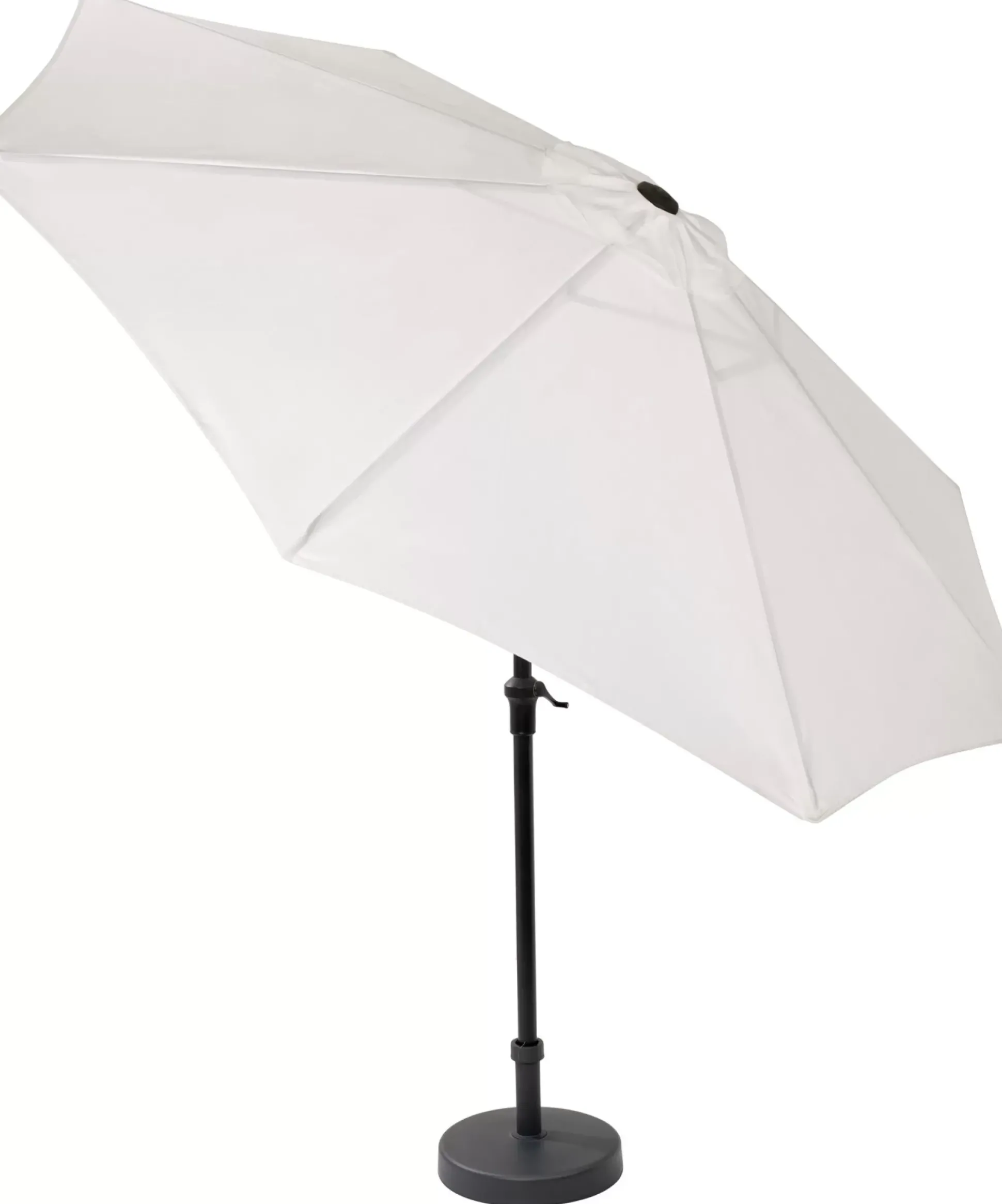 Parasoles<CASA Alu Parasol Sin Pie Blanco