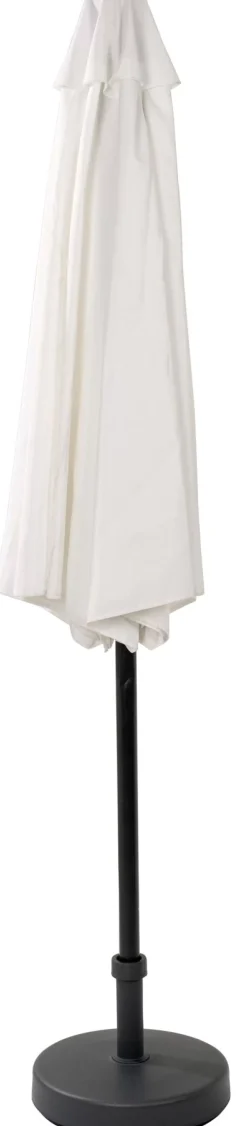 Parasoles<CASA Alu Parasol Sin Pie Blanco