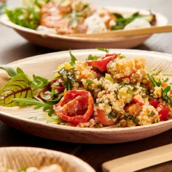 Platos<CASA Areca Leaf Platos Juego De 6 Natural