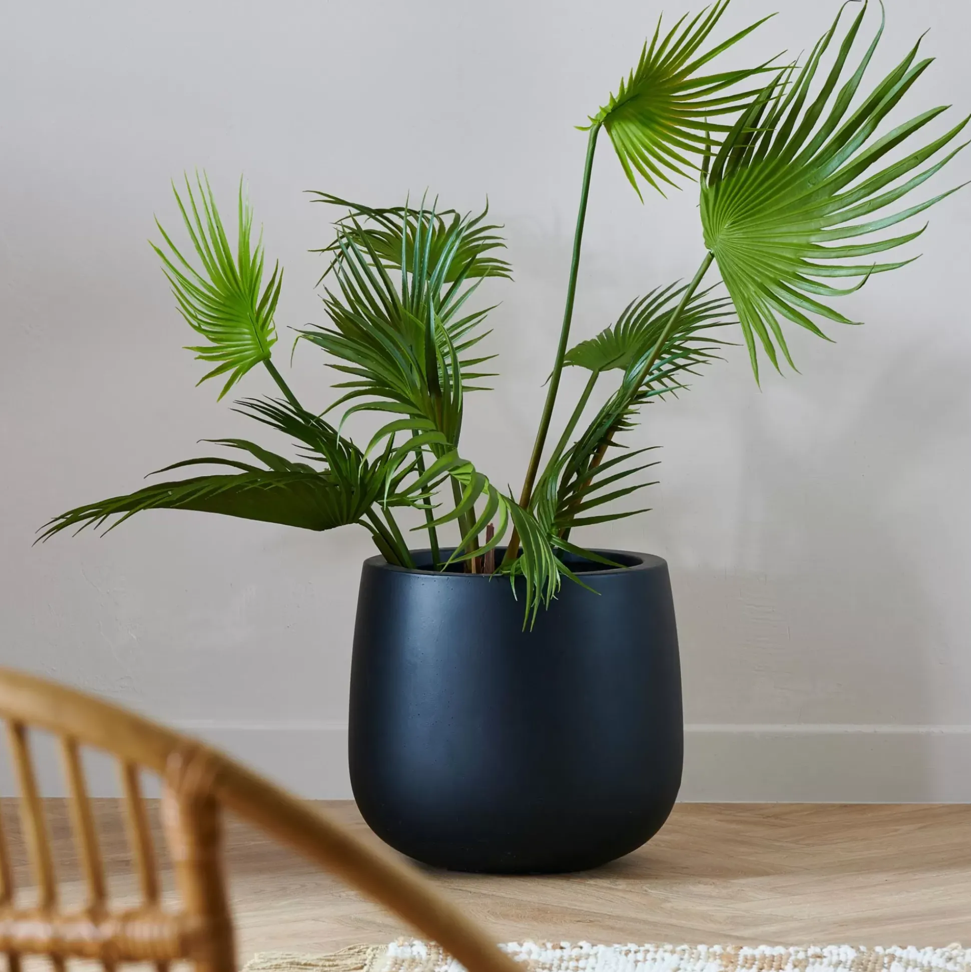 Plantas Artificiales<CASA Areca Palmera Verde