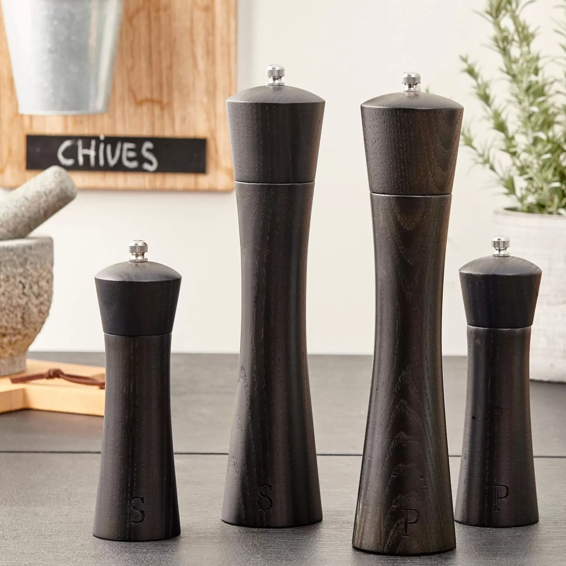 Instrumentos De Cocina<CASA Ash Salero Negro