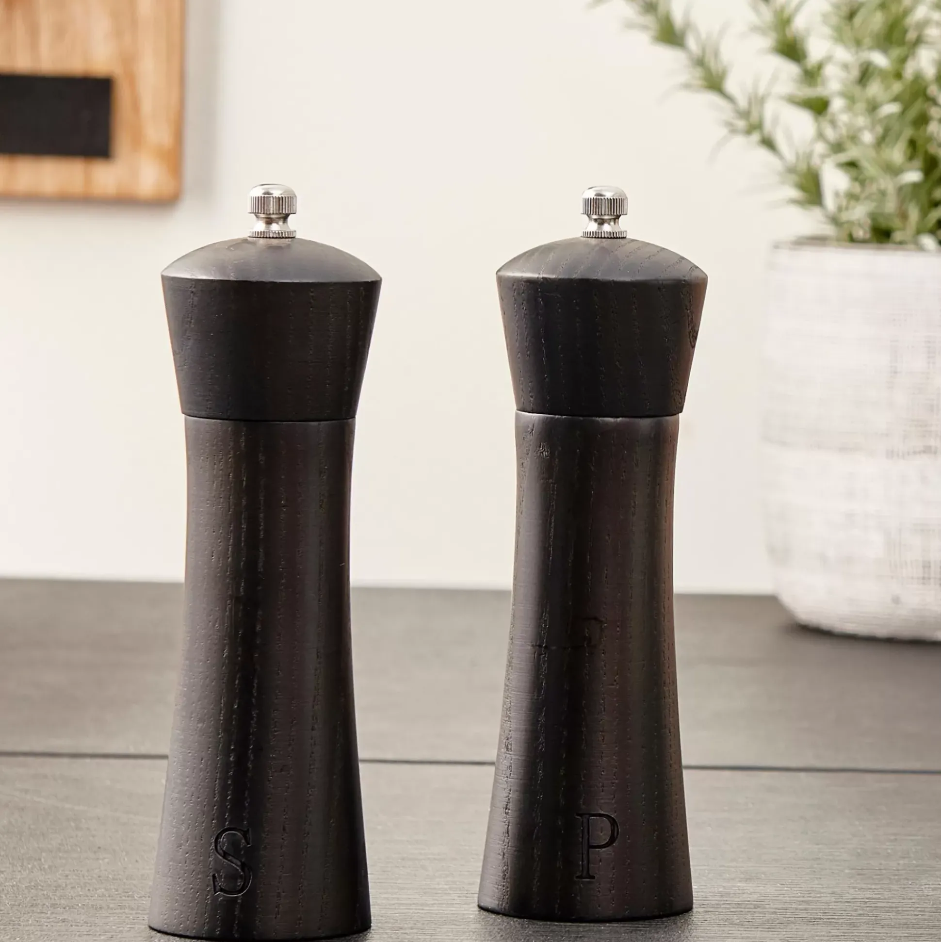 Instrumentos De Cocina<CASA Ash Salero Negro