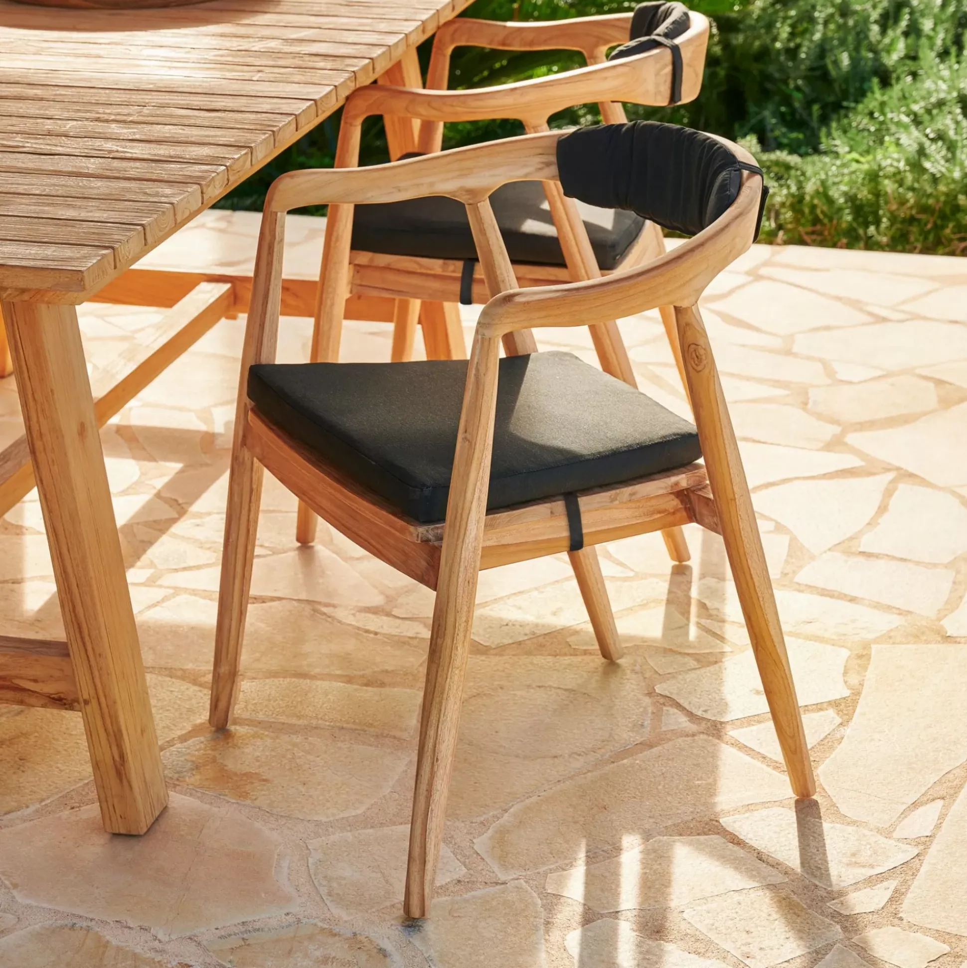 Cojines De Jardín<CASA August Cojin De Espalda Negro