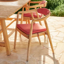 Cojines De Jardín<CASA August Cojin De Espalda Rojo