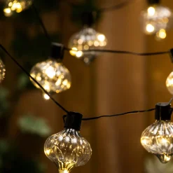 Iluminación Exterior<CASA Azis Guirnalda 10 Leds Exter Forma De Gota