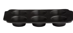Moldes<CASA Bakery Bandeja Para Muffins Negro