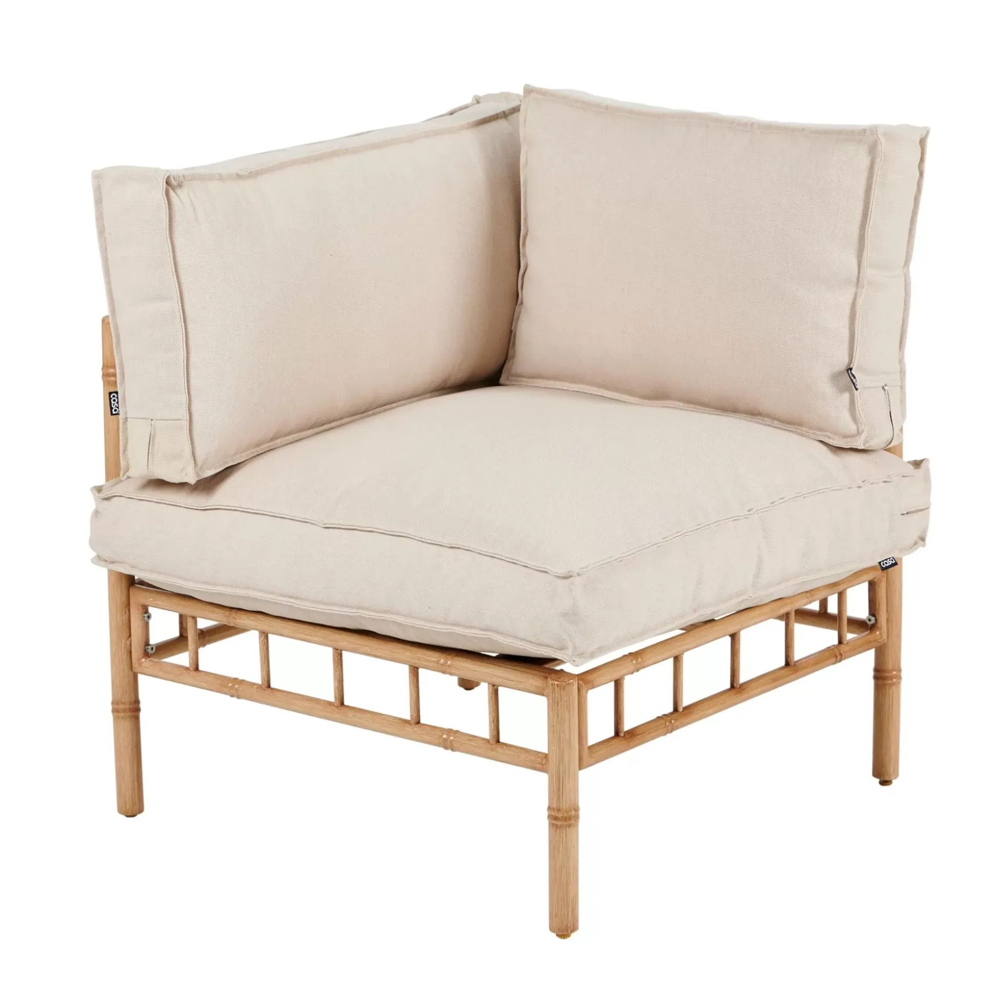 Conjuntos Lounge<CASA Bambolette Silla Esquinera Aspecto Bambu