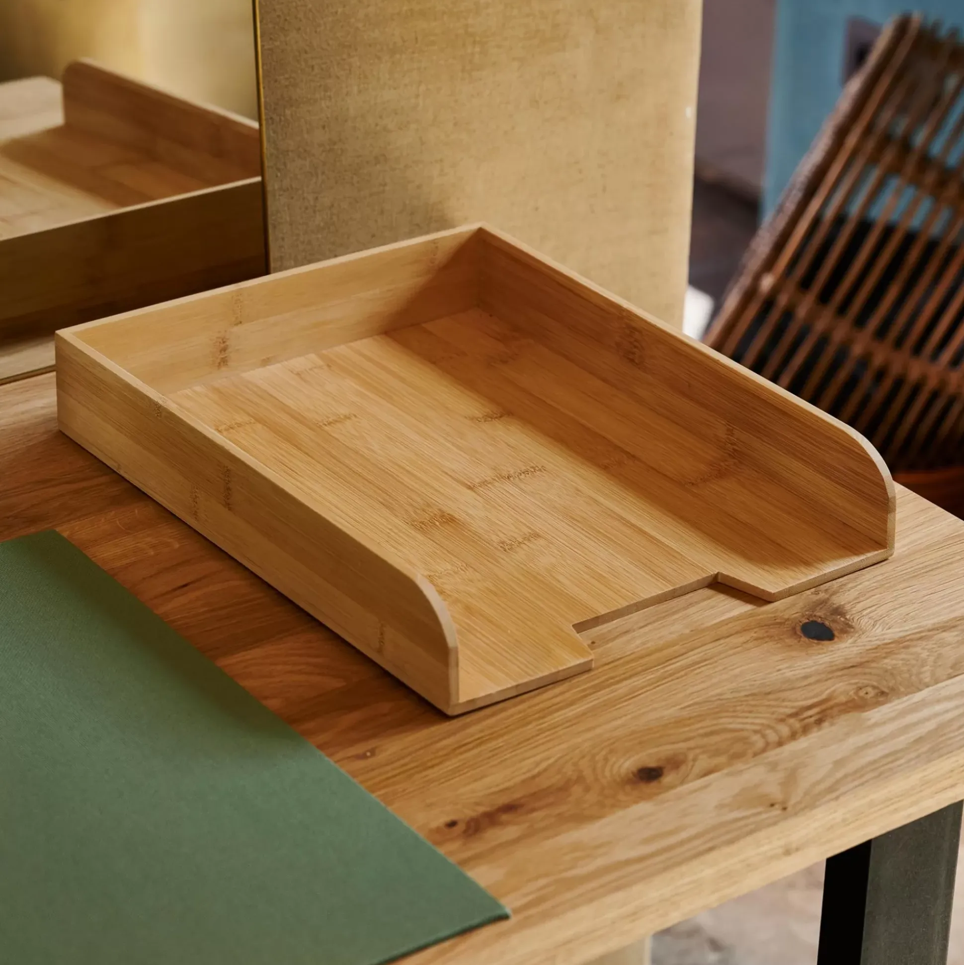 Cajas Para Cartas<CASA Bamboo Caja Para Cartas Natural