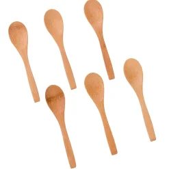 Juegos<CASA Bamboo Cucharillas Juego De 6 Natural