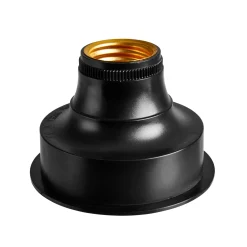 Guirnaldas De Luz<CASA Bati Soporte Lamprar Pila E27 Negro