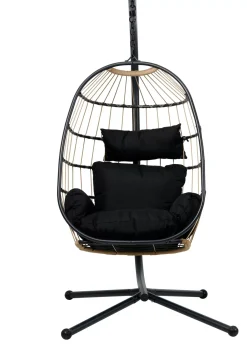 Sillas Colgantes<CASA Bazai Silla Colgante Con Soporte Negro