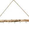 Decoracion Colgante<CASA Birch Rama Con 7 Ganchos Natural