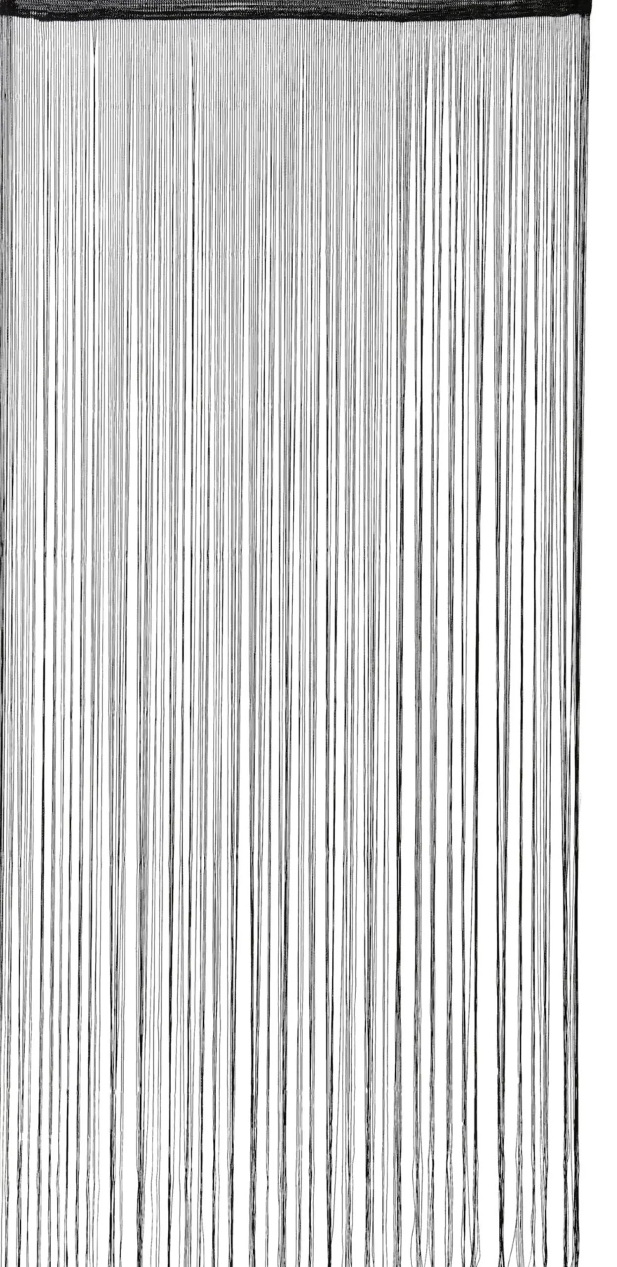 Cortinas<CASA Black Cortina De Flecos Negro