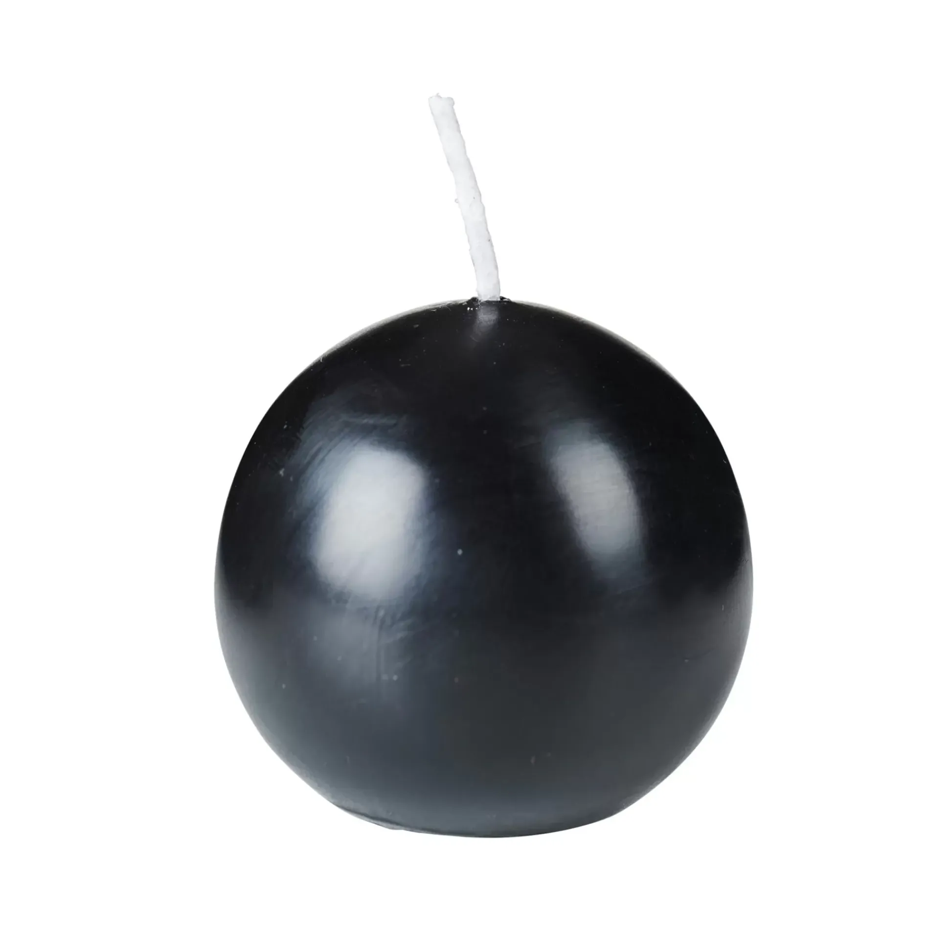Velas<CASA Bola Vela Esferica Negro