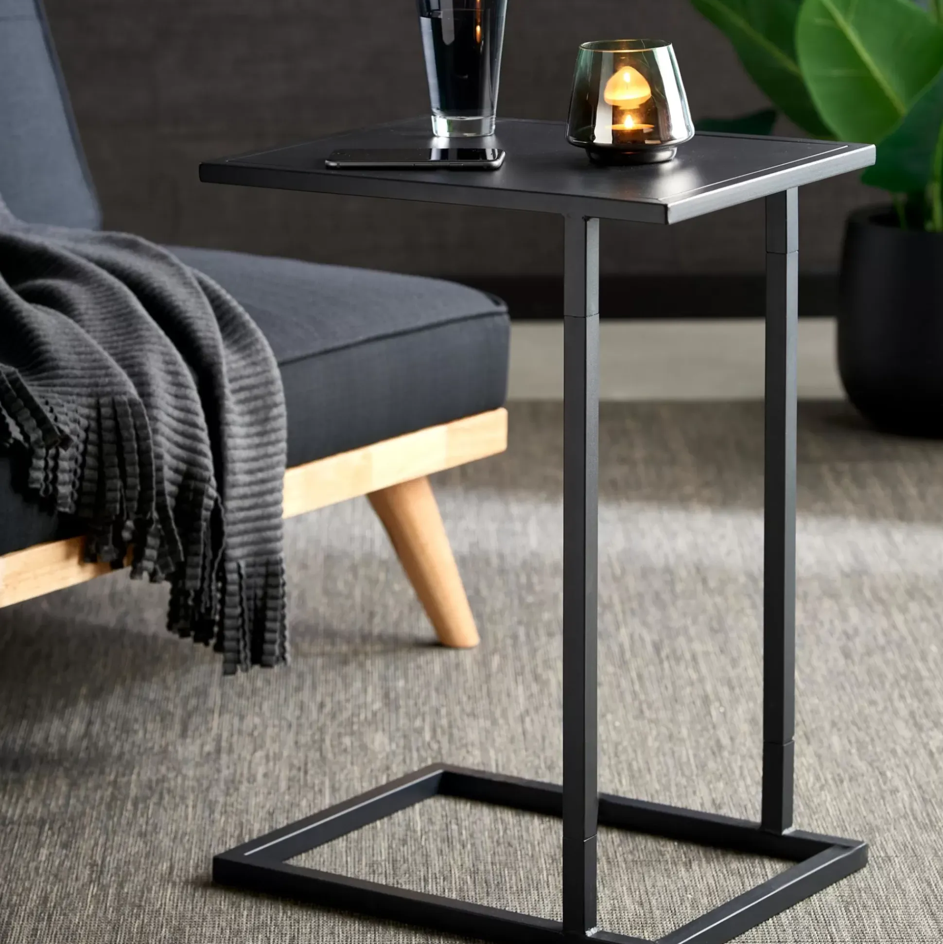 Mesas Auxiliares<CASA Britta Mesa Auxiliar Negro