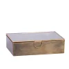 Cajas De Almacenamiento<CASA Brush Caja De Almacenaje Dorado