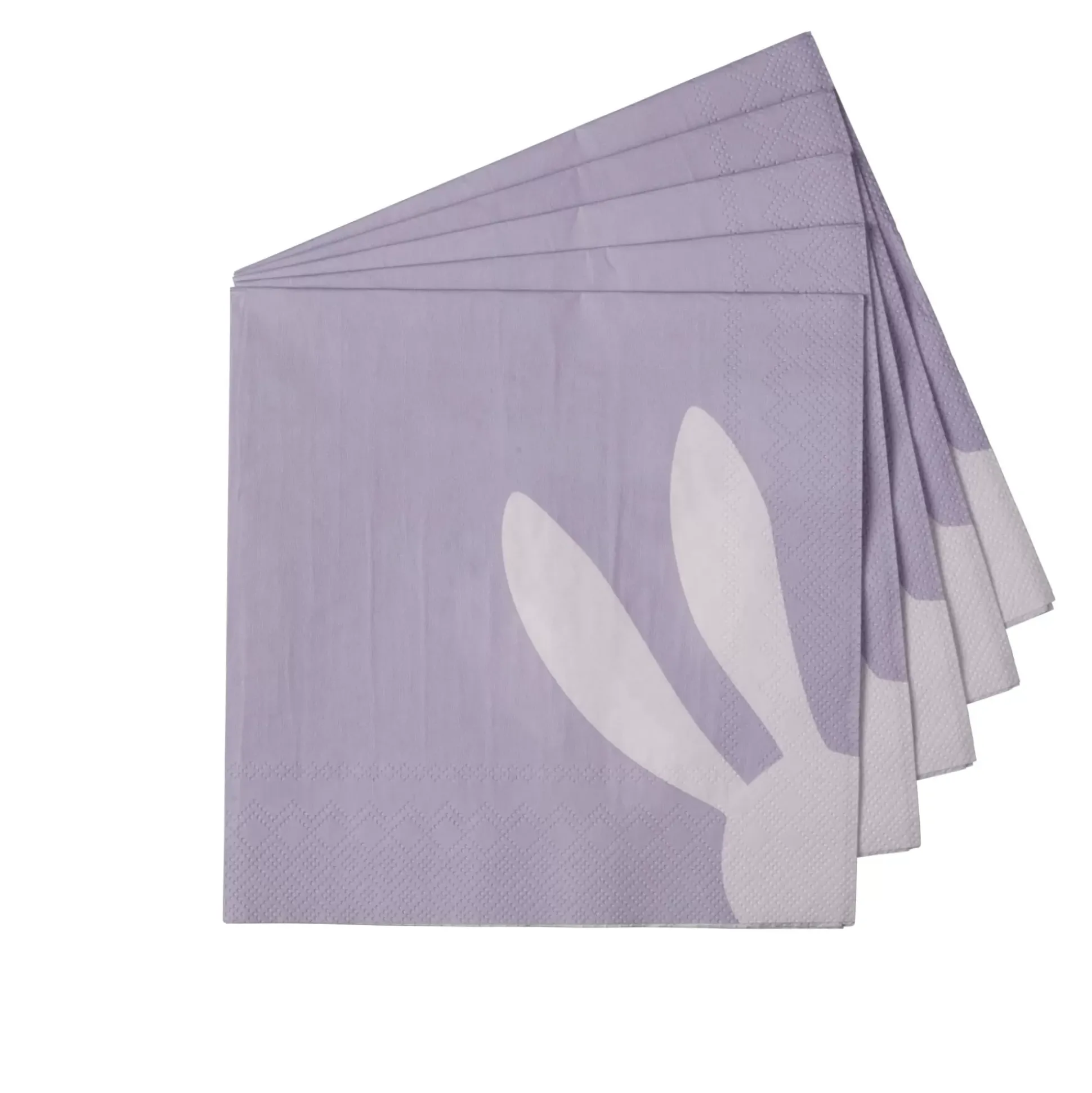 Servilletas<CASA Bunny Paquete De 20 Servilletas Morado