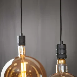 Lamparas Colgantes<CASA Calex Lampara Colgante Negro