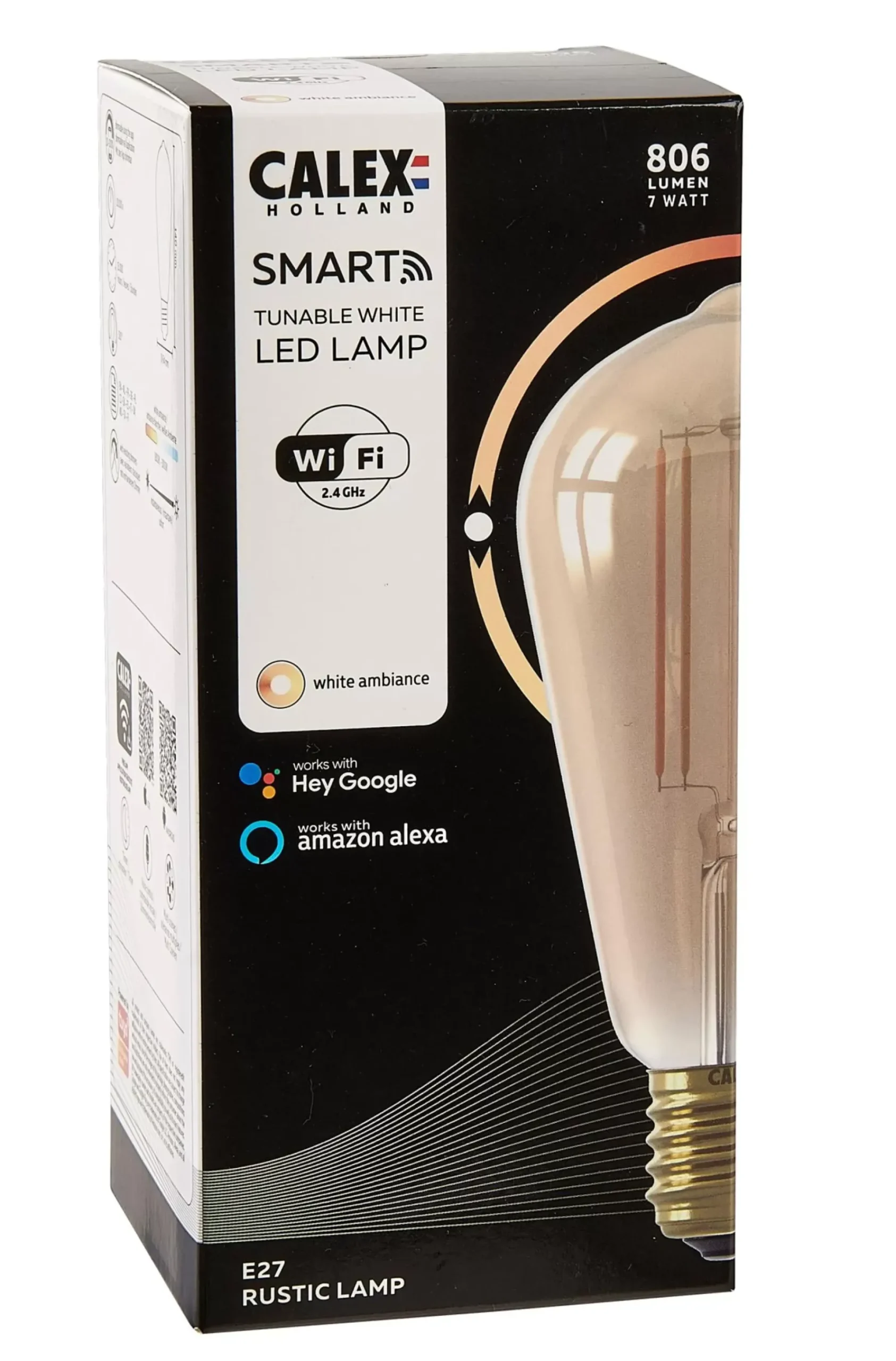 Lámparas Led<CASA Calex Smart Lampara Led E27 1800-3000K