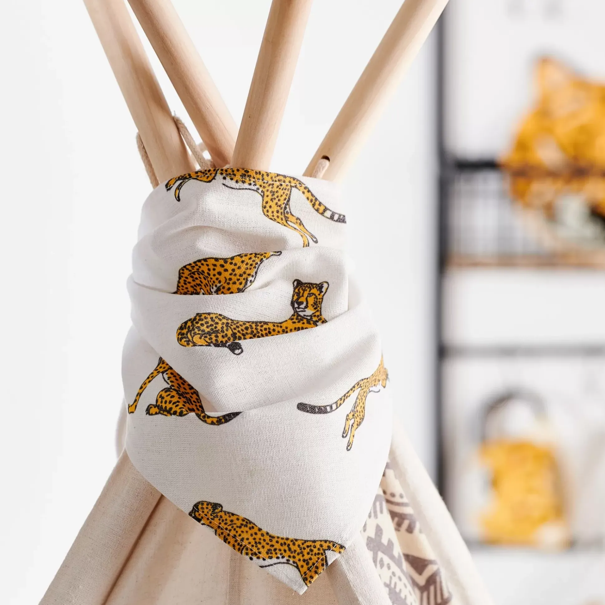 Muebles Para Niños<CASA Cheetah Tela Decorativa Multicolor