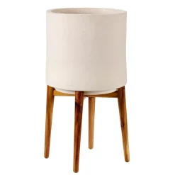 Soportes Para Plantas<CASA Chiaro Macetero Blanco