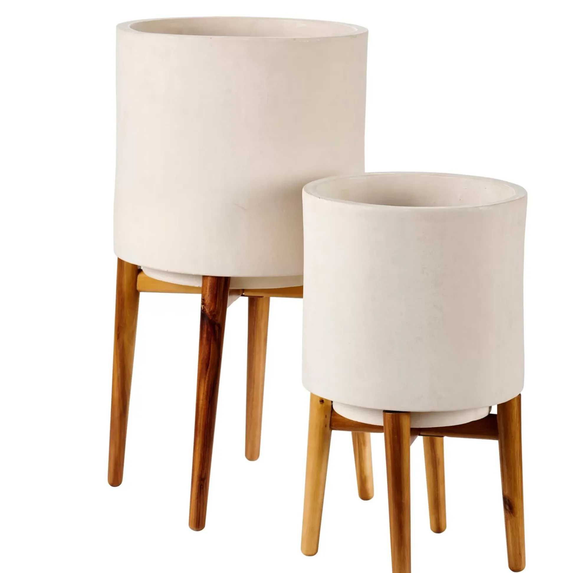 Soportes Para Plantas<CASA Chiaro Macetero Blanco