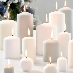 Velas<CASA Cilindro Cilinderkaars Blanco