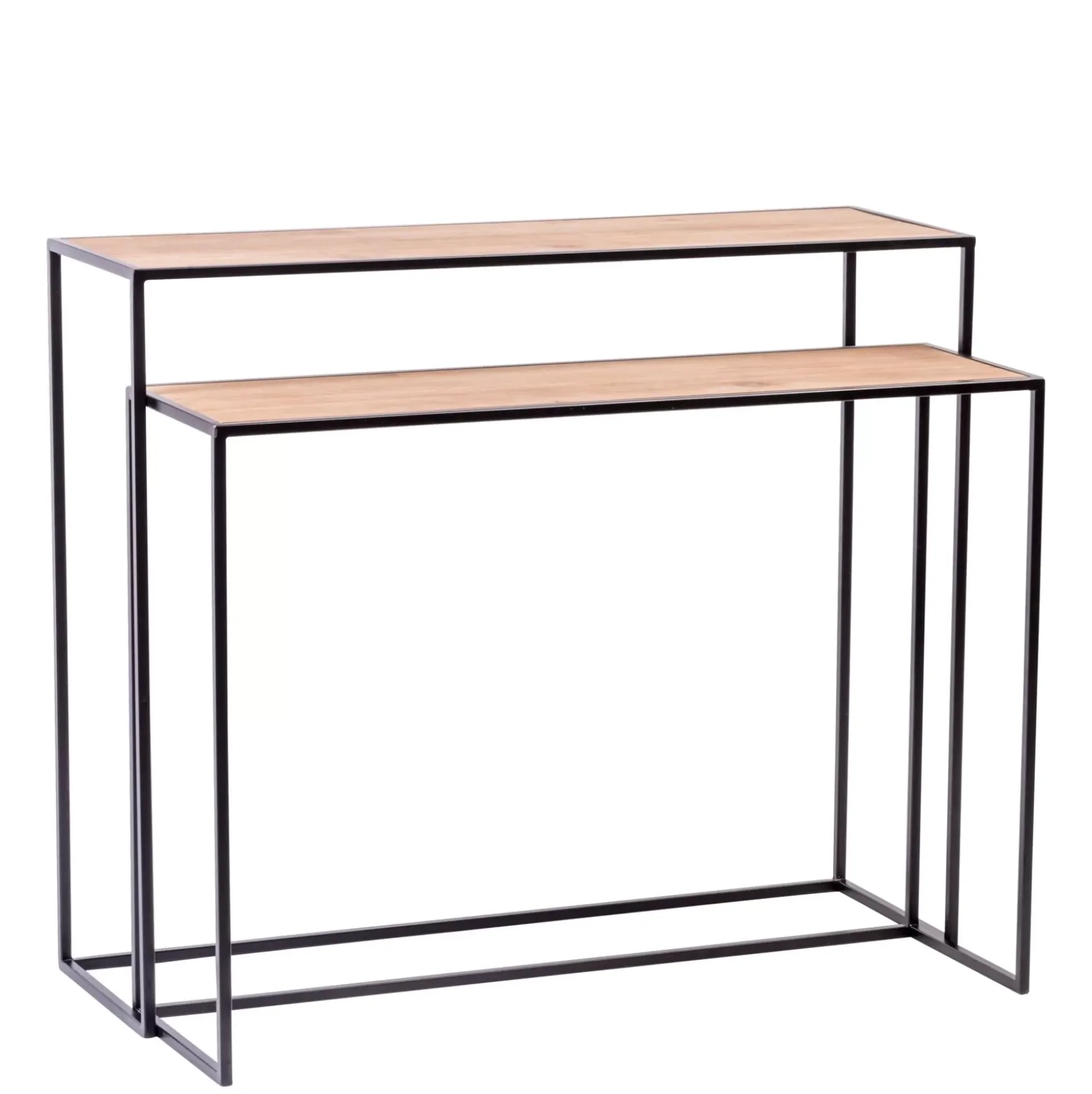 Consolas<CASA Combo Consola Juego De 2 Natural