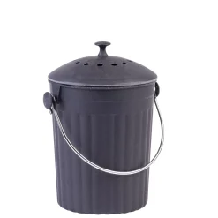 Cubos De Basura<CASA Creola Black Deposito Para Abono Con Filtro Negro