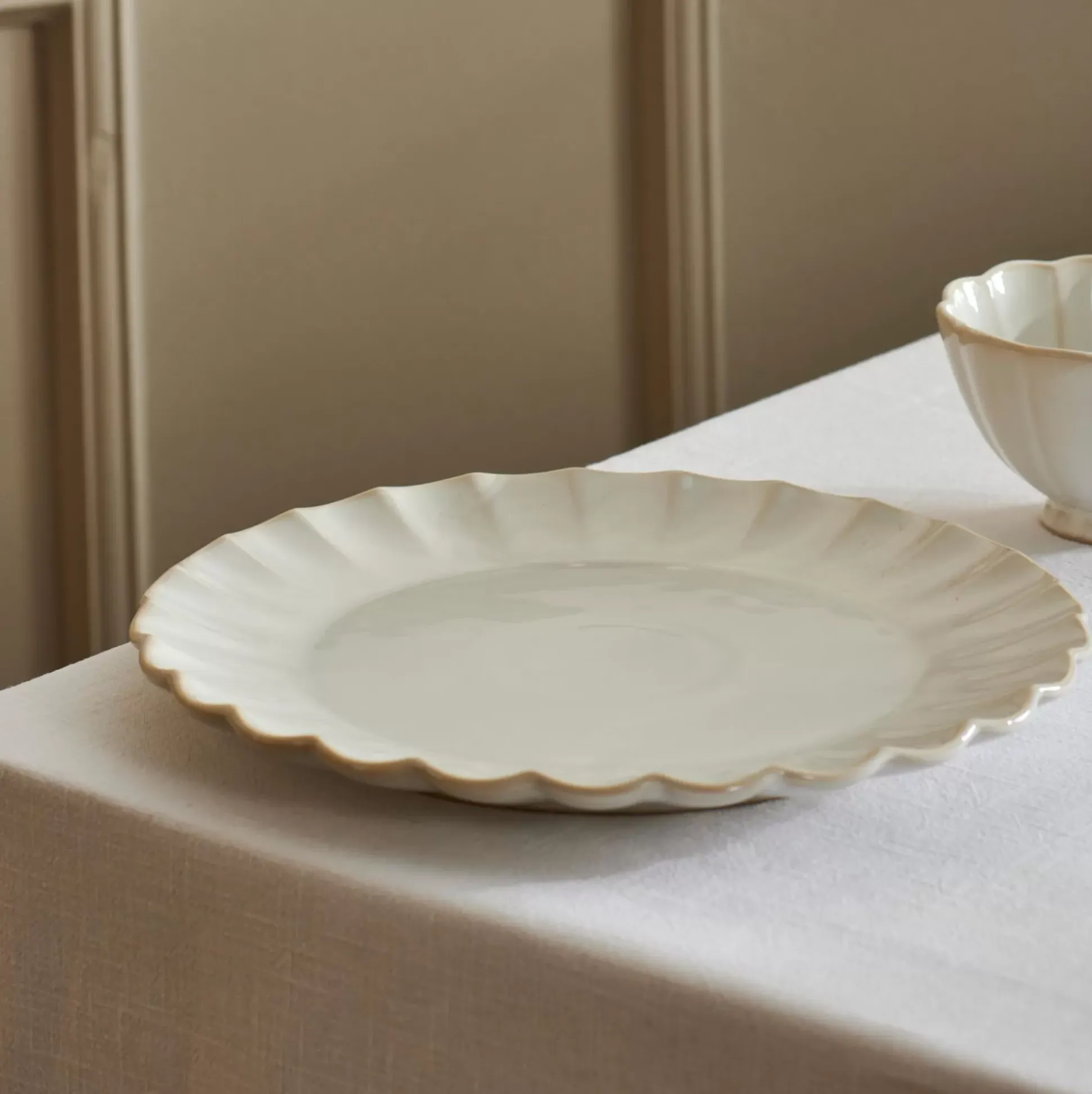 Platos<CASA Dahlia Plato Blanco