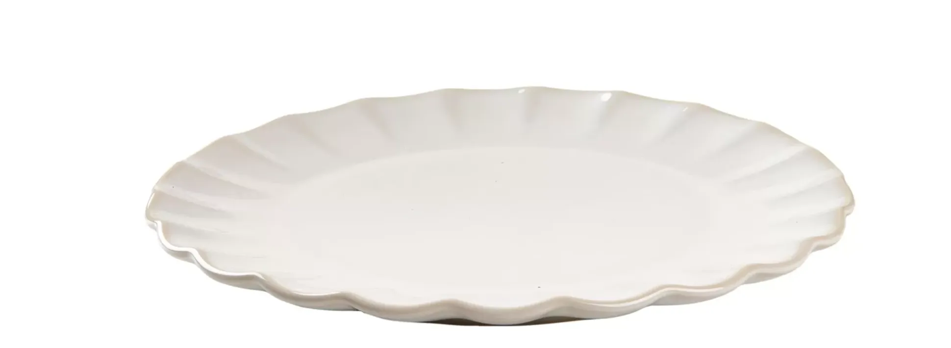 Platos<CASA Dahlia Plato Blanco