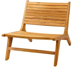 Sillas Lounge<CASA Darma Silla Lounge Natural