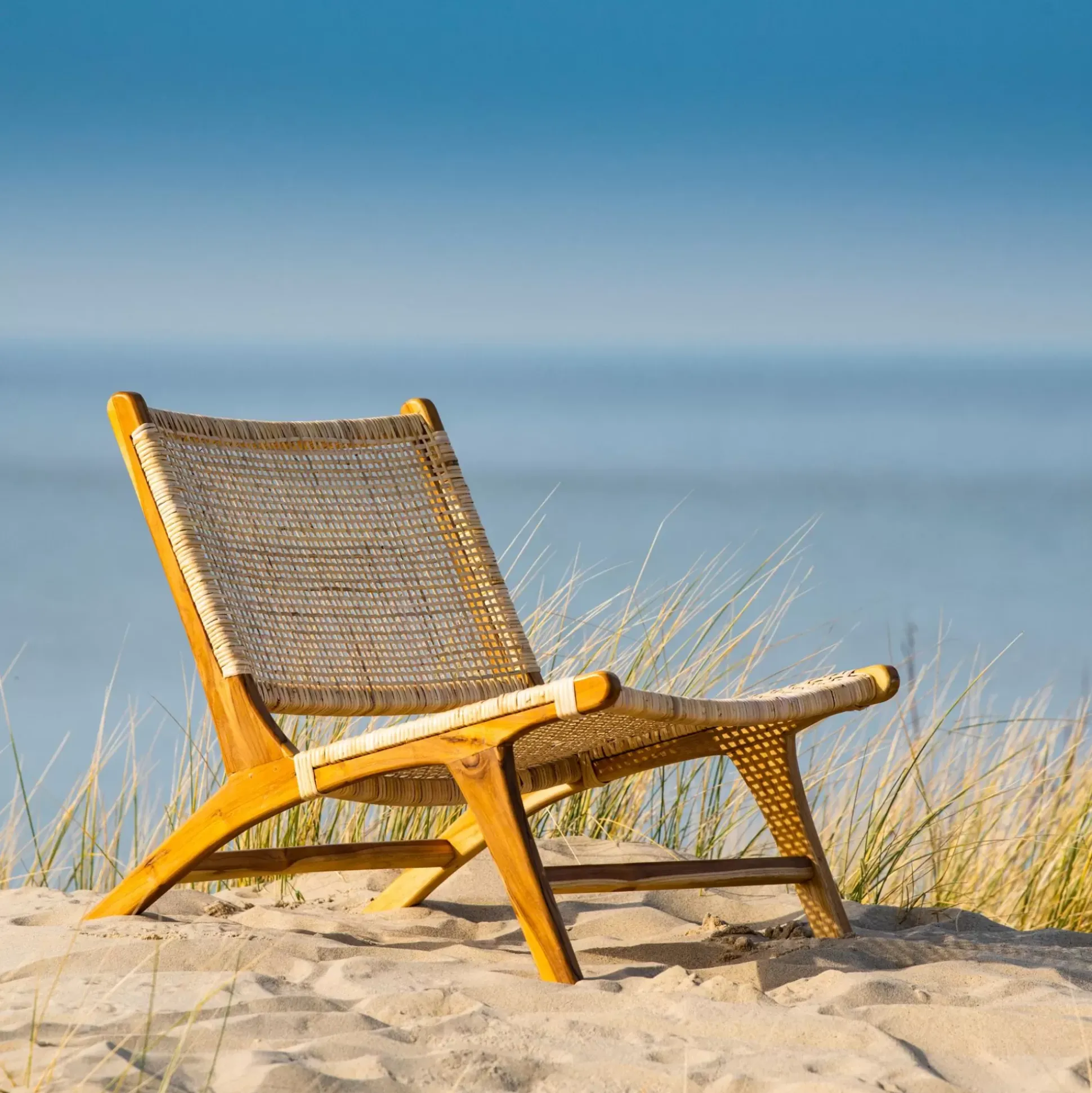 Sillones<CASA Diah Silla Lounge Natural