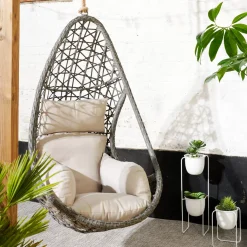 Sillas Colgantes<CASA Drop Silla Colgante Gris