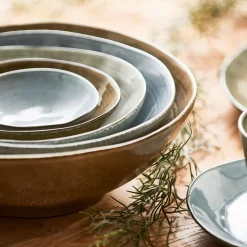 Platos<CASA Earth Lagoon Plato Hondo Verde Claro