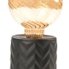 Lamparas De Mesa<CASA Eden Lampara Decorativa Negro