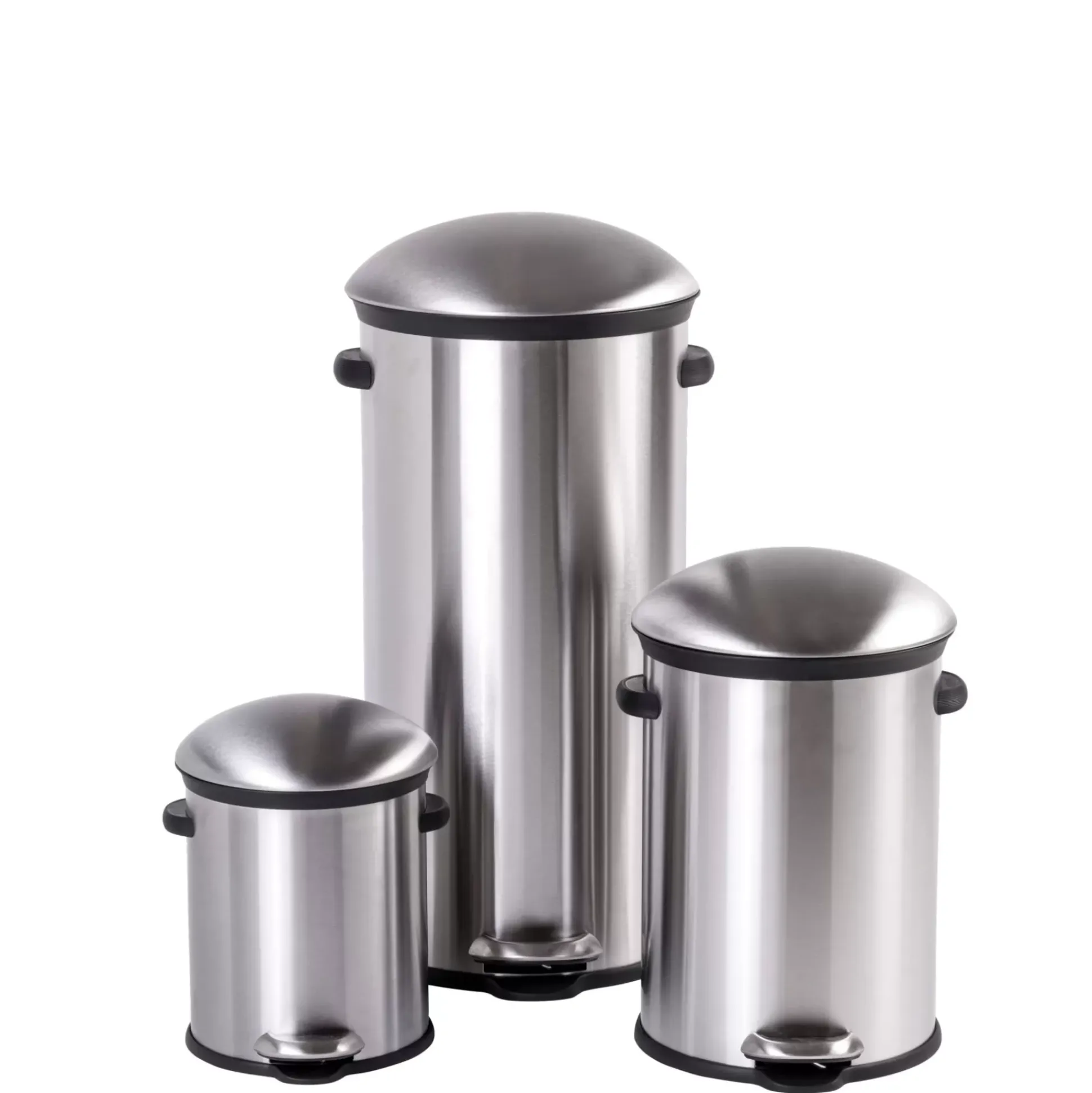 Papeleras<CASA Elegance Cubo Con Pedal 5L Plateado