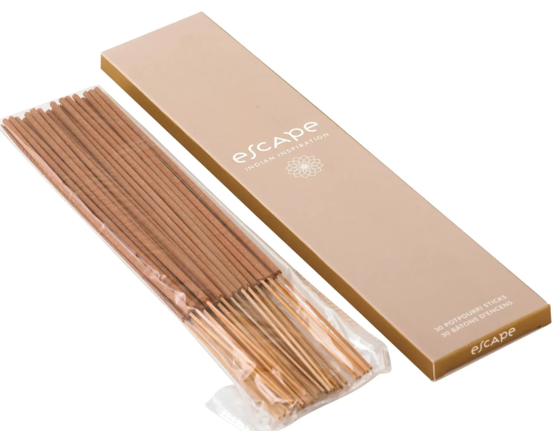 Articulos Aromáticos<CASA Escape Indian Inspiration Incienso 30 Palillos Beis