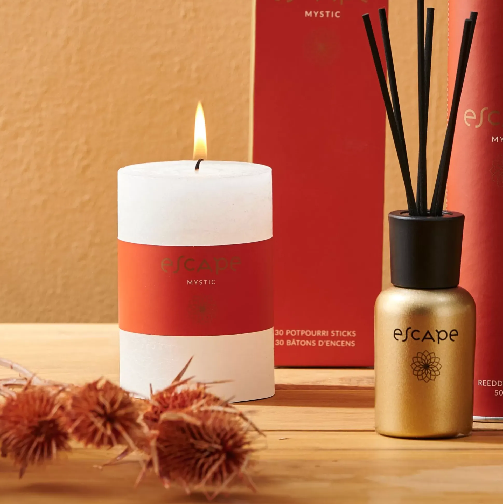 Velas Perfumadas<CASA Escape Mystic Dreams Vela Perfumada Naranja