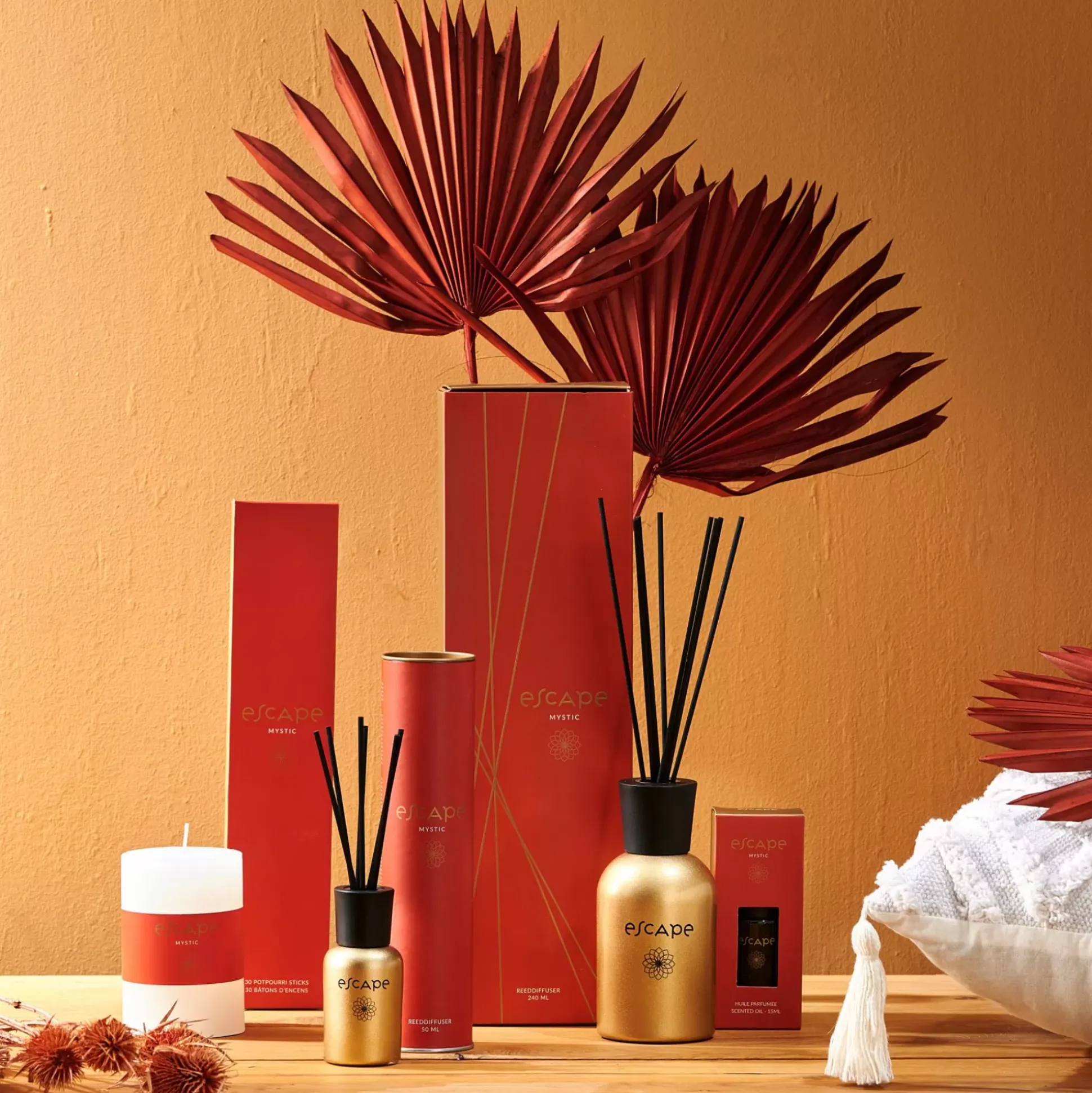 Velas Perfumadas<CASA Escape Mystic Dreams Vela Perfumada Naranja