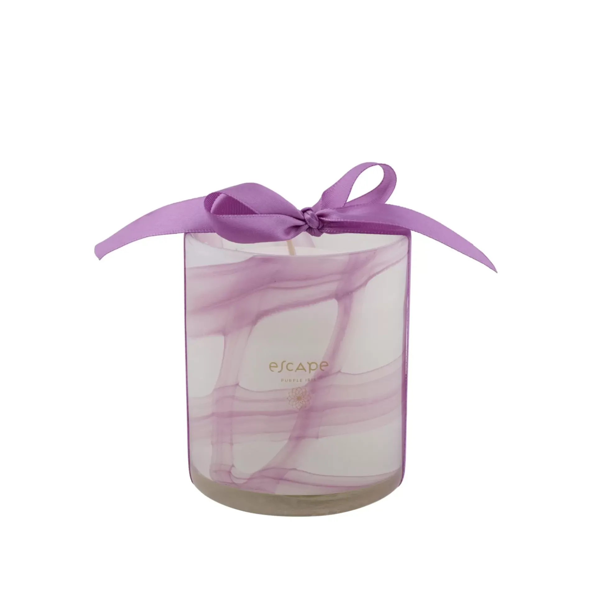 Velas<CASA Escape Purple Iris Vela Perfumada En Vaso Morado Claro