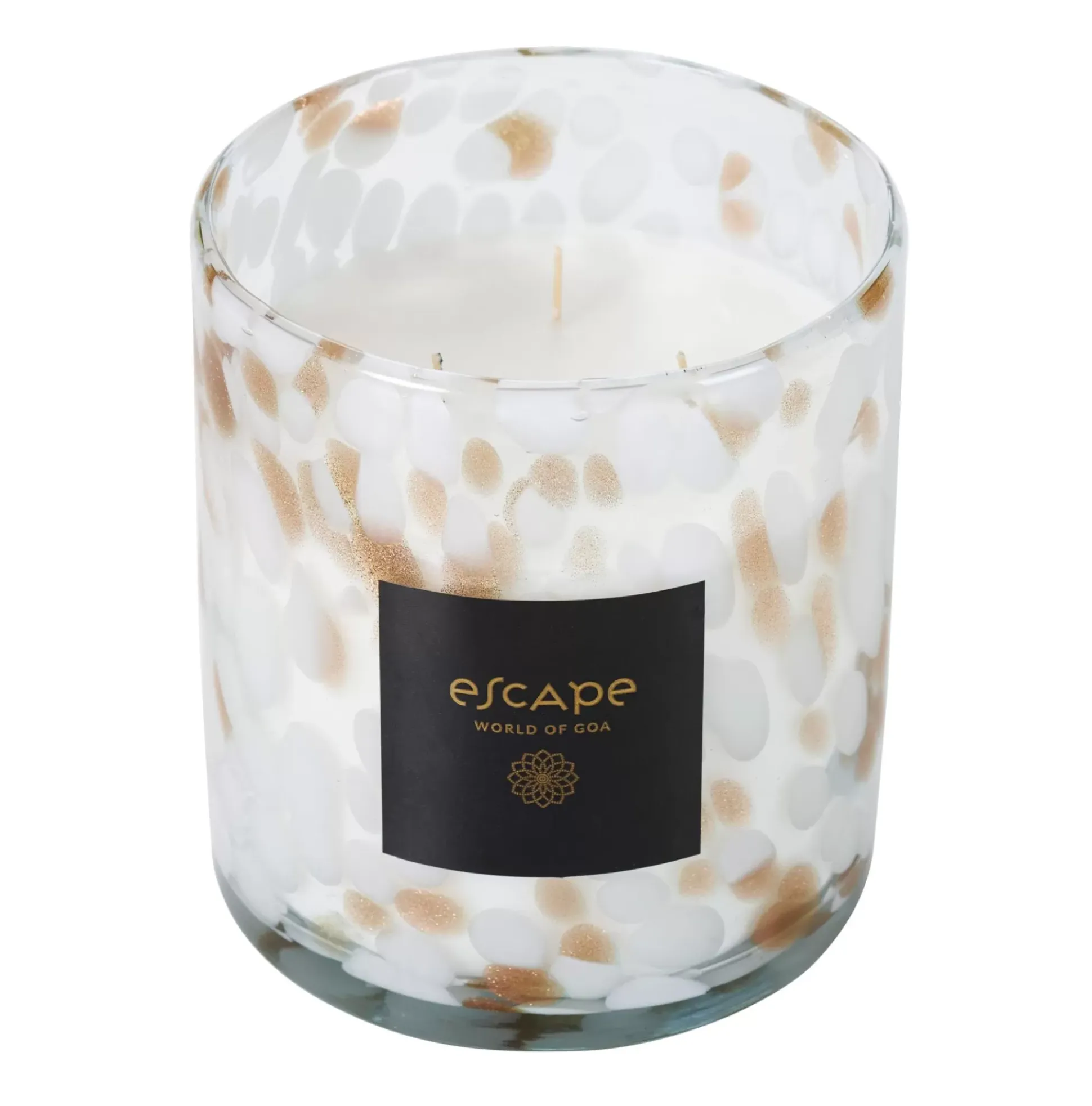 Velas<CASA Escape World Of Goa Vela Perfumada Blanco, Dorado, Multicolor
